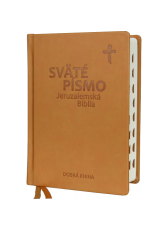 Sväté písmo - Jeruzalemská Biblia stredný formát, pevná väzba, hnedá obálka