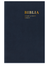 BIBLIA. Starý a Nový zákon, stredný formát, modrá