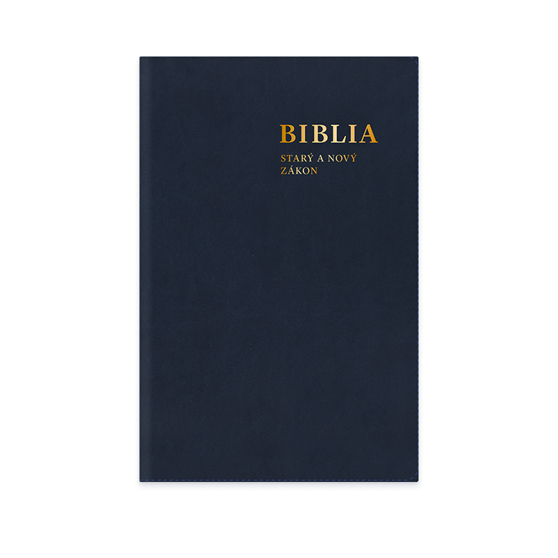 BIBLIA. Starý a Nový zákon, stredný formát, modrá