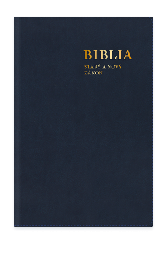 BIBLIA. Starý a Nový zákon, stredný formát, modrá