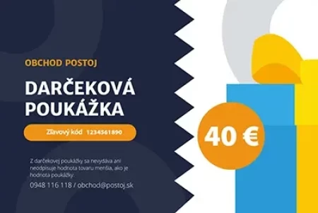 Darčeková poukážka 40€