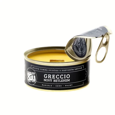 Sójová sviečka - Greccio, Nový Betlehem