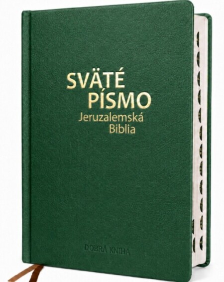Sväté písmo - Jeruzalemská Biblia, veľký formát, zelená obálka