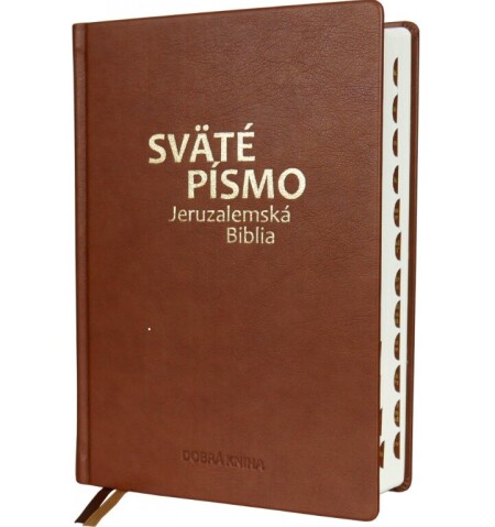 Sväté písmo - Jeruzalemská Biblia, veľký formát, hnedá obálka